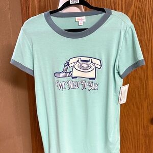 LuLaRoe Mint Green Short Sleeve Tee